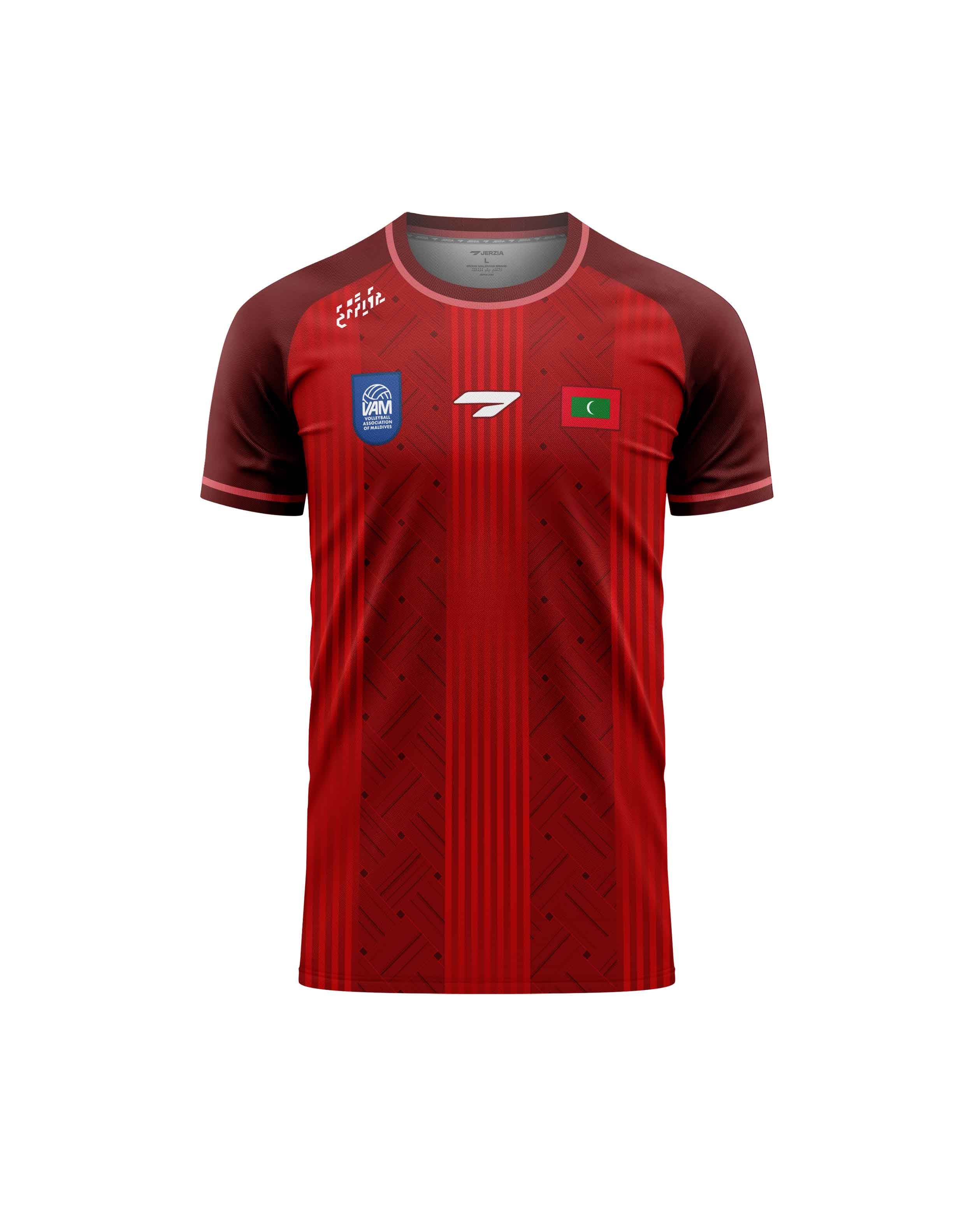 Maldives Beach Volley Team Supporters Home Jersey SS 2024