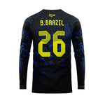 B.Brazil World Cup Away Fan Jersey LS