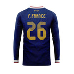 F.France World Cup Home Fan Jersey LS