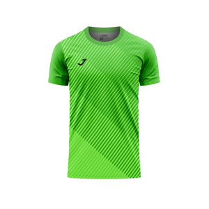 Classic Diagonal Lines Green SS Jersey